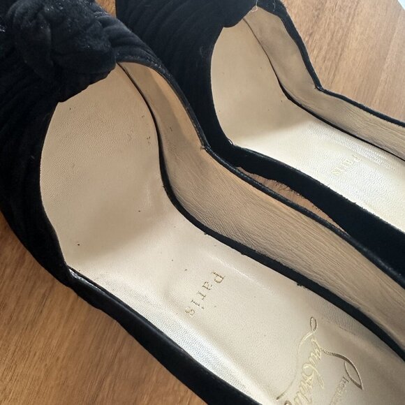 Christian Louboutin Greissimo Pump Black Suede - Picture 2 of 9